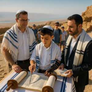 Bar Mitzvah celebration at Masada
