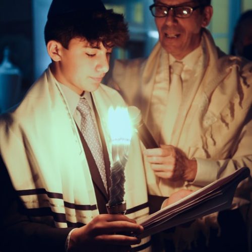 Rabbi Reuber and Bar Mitzvah Celebration
